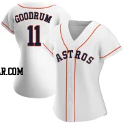 Niko Goodrum Women's Houston Astros White Replica Home Jersey