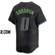 Niko Goodrum Youth Tampa Bay Rays Charcoal Limited 2024 City Connect Jersey