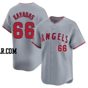 Niko Kavadas Men's Los Angeles Angels Gray Limited Away Jersey