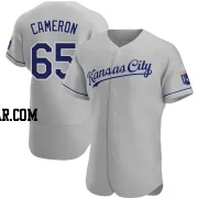 Noah Cameron Men's Kansas City Royals Gray Authentic Road Jersey