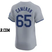 Noah Cameron Men's Kansas City Royals Gray Elite Road Jersey