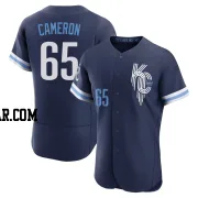 Noah Cameron Men's Kansas City Royals Navy Authentic 2022 City Connect Jersey