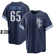 Noah Cameron Men's Kansas City Royals Navy Replica 2022 City Connect Jersey
