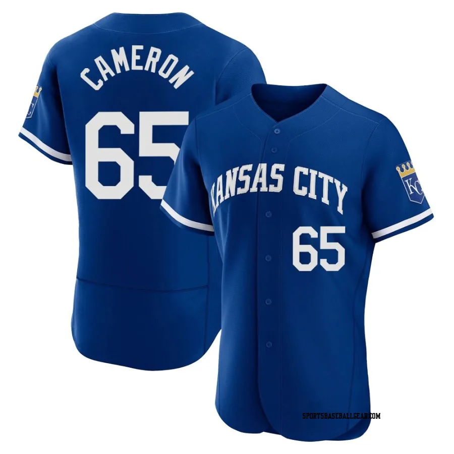 Noah Cameron Men's Kansas City Royals Royal Authentic 2022 Alternate Jersey
