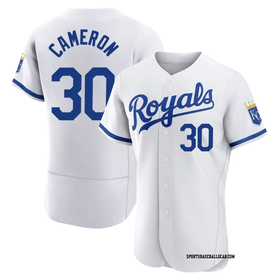 Noah Cameron Men's Kansas City Royals White Authentic 2022 Home Jersey