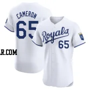 Noah Cameron Men's Kansas City Royals White Elite Home Jersey