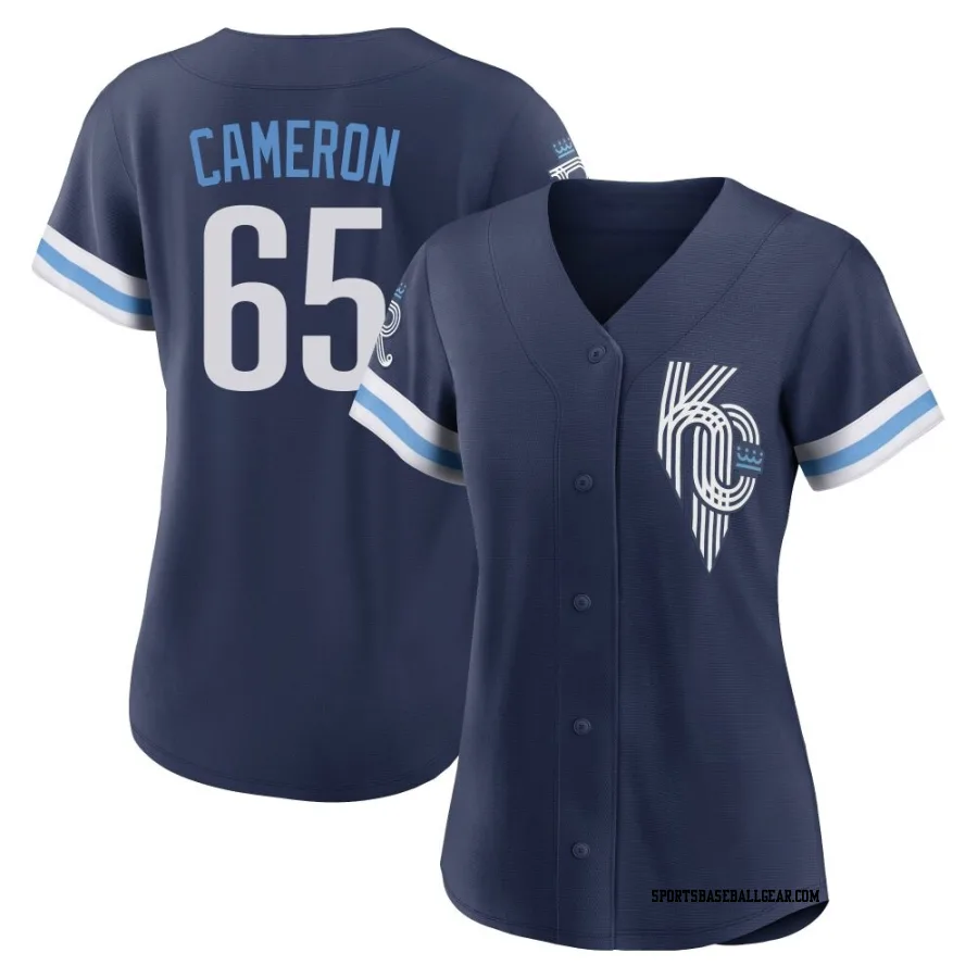 Noah Cameron Women's Kansas City Royals Navy Authentic 2022 City Connect Jersey
