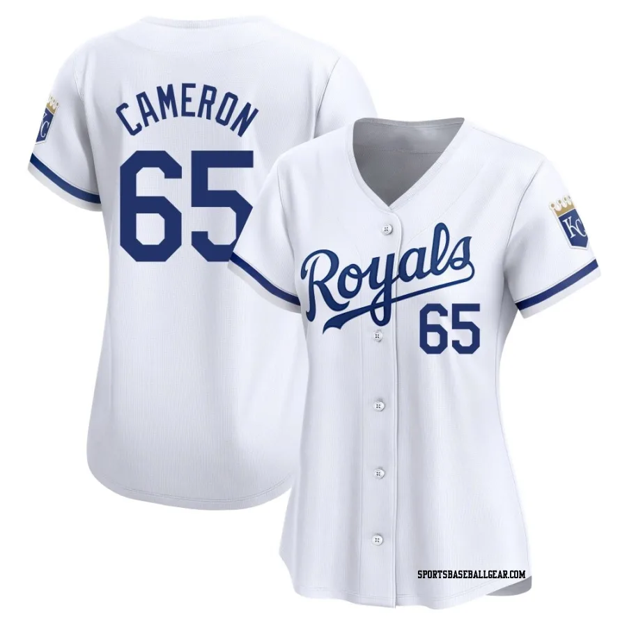 Noah Cameron Women's Kansas City Royals White Limited Home Jersey