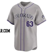 Noah Davis Men's Colorado Rockies Gray Limited Road Jersey