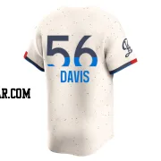 Noah Davis Men's Los Angeles Dodgers Cream Limited 2024 City Connect Jersey