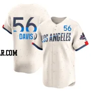 Noah Davis Men's Los Angeles Dodgers Cream Limited 2024 City Connect World Series Champions Jersey