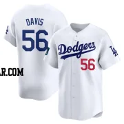 Noah Davis Men's Los Angeles Dodgers White Limited 2024 World Tour Seoul Series Home Jersey