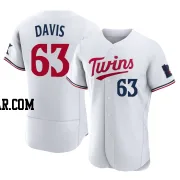 Noah Davis Men's Minnesota Twins White Authentic Home Jersey