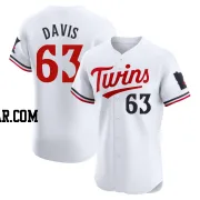Noah Davis Men's Minnesota Twins White Elite Home Jersey