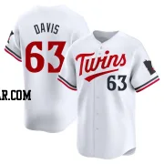 Noah Davis Youth Minnesota Twins White Limited Home Jersey