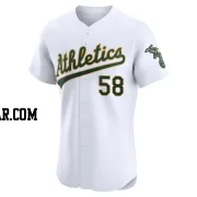 Noah Murdock Men's Oakland Athletics White Elite Home Jersey