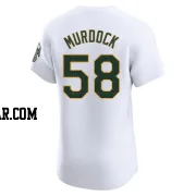 Noah Murdock Men's Oakland Athletics White Elite Home Jersey