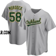 Noah Murdock Youth Oakland Athletics Gray Replica Road Jersey