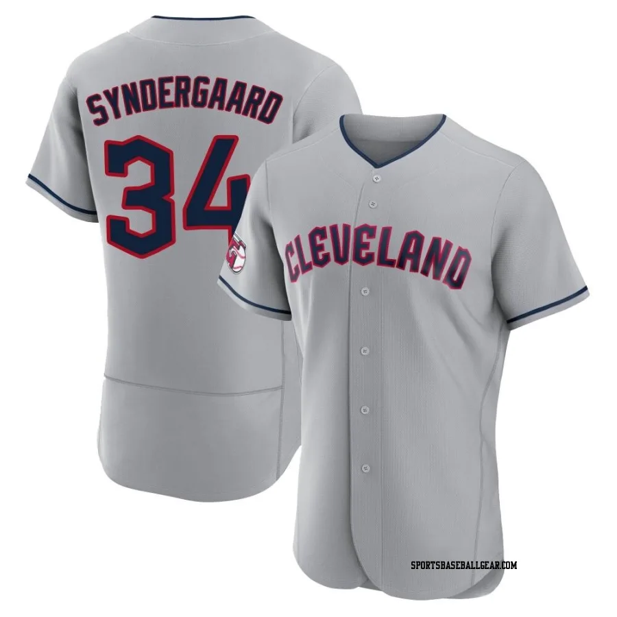 Noah Syndergaard Men's Cleveland Guardians Gray Authentic Road Jersey