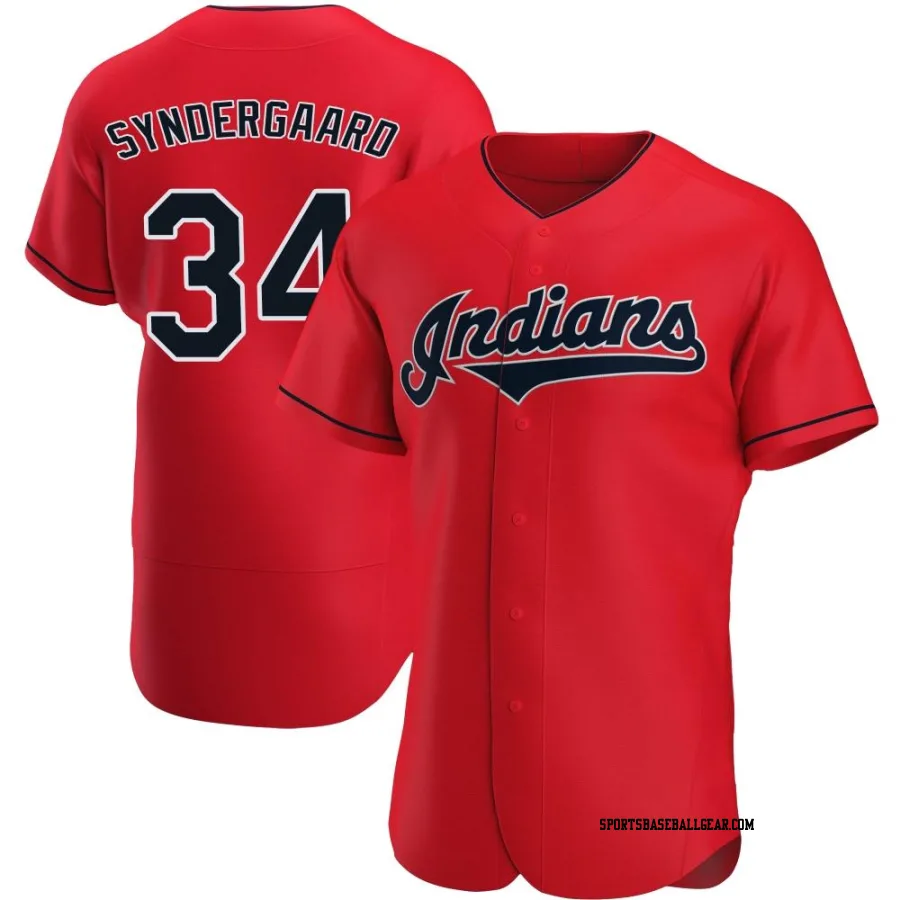 Noah Syndergaard Men's Cleveland Guardians Red Authentic Alternate Jersey