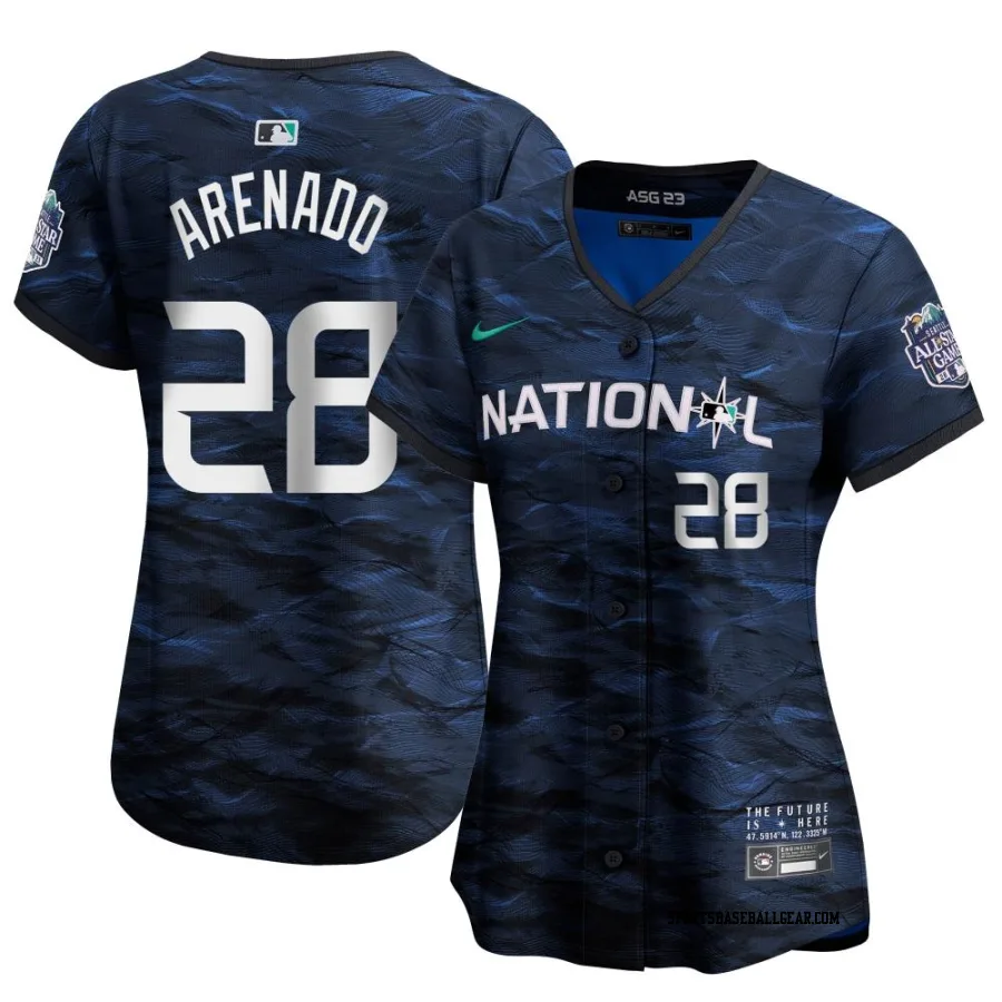 Nolan Arenado Women's St. Louis Cardinals Royal Limited National League Game 2023 All-Star Jersey