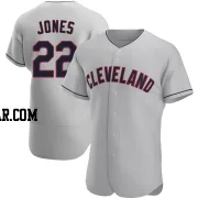 Nolan Jones Men's Cleveland Guardians Gray Authentic Road Jersey