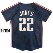 Nolan Jones Toddler Cleveland Guardians Navy Limited Preschool & 2024 City Connect Jersey