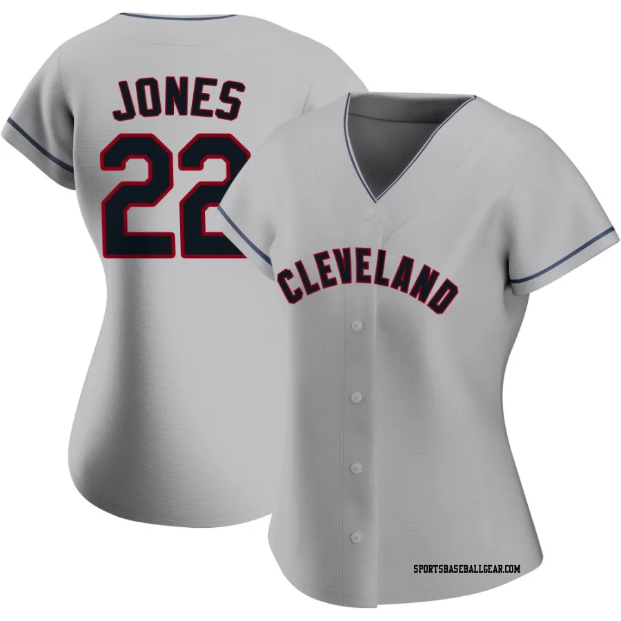 Nolan Jones Women's Cleveland Guardians Gray Authentic Road Jersey