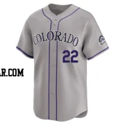 Nolan Jones Youth Colorado Rockies Gray Limited Road Jersey