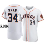 Nolan Ryan Men's Houston Astros White Authentic 2022 World Series Home Jersey