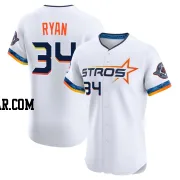 Nolan Ryan Men's Houston Astros White Elite 2025 City Connect Jersey
