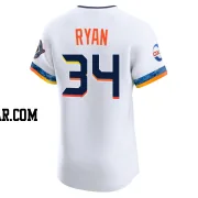 Nolan Ryan Men's Houston Astros White Elite 2025 City Connect Jersey