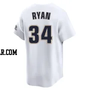 Nolan Ryan Men's Houston Astros White Limited Throwback Cooperstown Collection Jersey