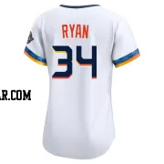 Nolan Ryan Women's Houston Astros White Limited 2025 City Connect Jersey