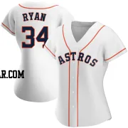 Nolan Ryan Women's Houston Astros White Replica Home Jersey