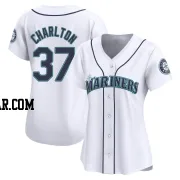 Norm Charlton Women's Seattle Mariners White Limited Home Jersey
