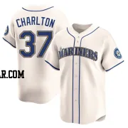 Norm Charlton Youth Seattle Mariners Cream Limited Alternate Jersey