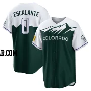 Oby Escalante Men's Colorado Rockies Green Replica 2022 City Connect Jersey