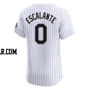 Oby Escalante Men's Colorado Rockies White Elite Home Jersey