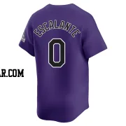 Oby Escalante Youth Colorado Rockies Purple Limited Alternate Jersey