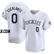 Oby Escalante Youth Colorado Rockies White Limited Home Jersey