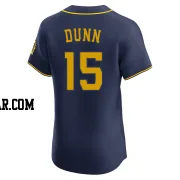 Oliver Dunn Men's Milwaukee Brewers Navy Elite Alternate Jersey