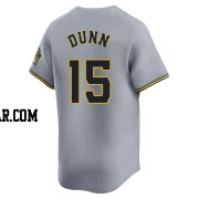 Oliver Dunn Youth Milwaukee Brewers Gray Limited Away Jersey