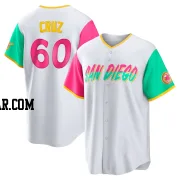 Omar Cruz Youth San Diego Padres White Replica 2022 City Connect Jersey
