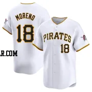Omar Moreno Youth Pittsburgh Pirates White Limited Home Jersey