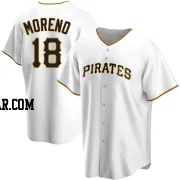 Omar Moreno Youth Pittsburgh Pirates White Replica Home Jersey