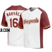 Omar Narvaez Youth Venezuela Baseball White Replica 2023 World Baseball Classic Jersey