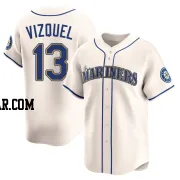 Omar Vizquel Youth Seattle Mariners Cream Limited Alternate Jersey