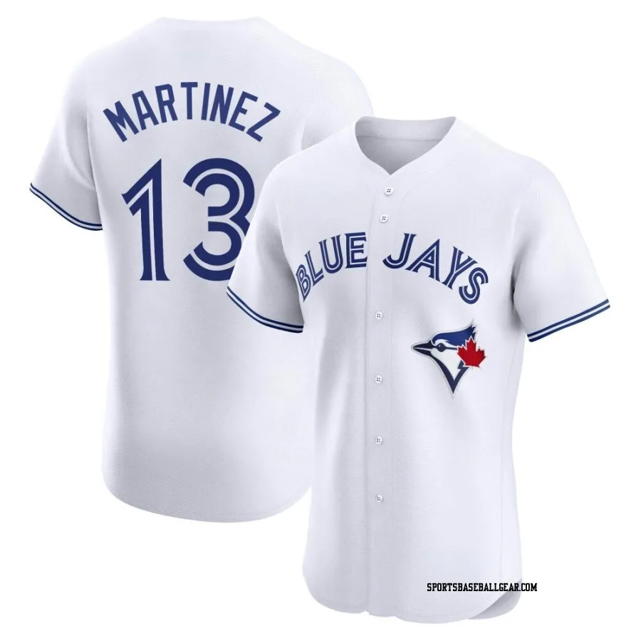 Orelvis Martinez Men's Toronto Blue Jays White Elite Home Jersey