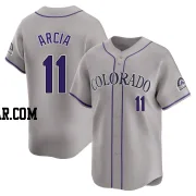 Orlando Arcia Men's Colorado Rockies Gray Limited Road Jersey